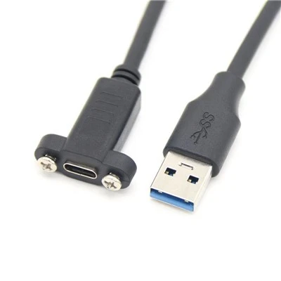 USB Panel Mount USB C ekstansyon kab